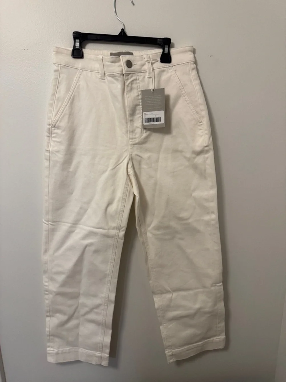 NWT Everlane Straight-Leg Crop jeans in bone Size 6